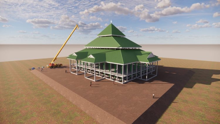 Tahap II Pembangunan Islamic Center di Kabupaten Batanghari Mulai Dilakukan