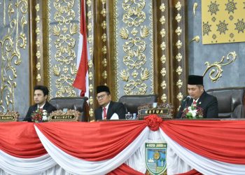 DPRD Kota Jambi Gelar Paripurna Agenda Mendengarkan Pidato Kenegaraan Dalam Rangka HUT ke-80 RI