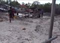 Ponton Ilegal Gilas Hutan Lindung Bangka, Alat Berat Hitachi Ikut Garuk Pasir Terlarang!
