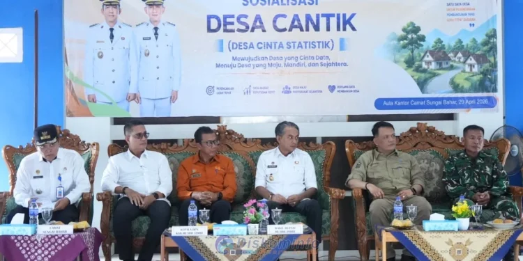 Wabup Muaro Jambi Buka Sosialisasi Desa Cantik, Dorong Desa Mandiri Kelola Data Statistik