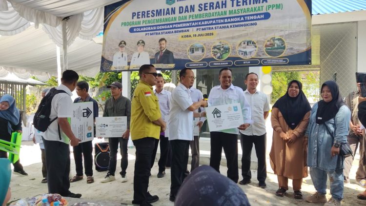 Arsari Tambang Resmikan Posyandu Sakura, Perkuat Layanan Kesehatan Masyarakat di Bangka Tengah